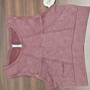 Aerie Size S Faded Burgundy Medium Support Sports Bra